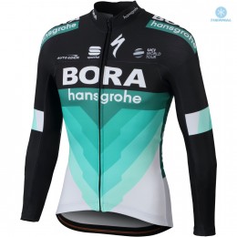 2018 Profteam Bora Hansgrohe zwart Fietsshirt lange mouw Winter Uqoci 2018 Profteam Bora Hansgrohe zwart Fietsshirt lange mouw Winter Uqoci