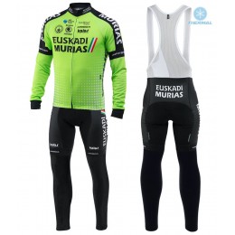 2018 Euskadi Murias Profteam groen winterset Wielerkleding Set Wielershirts lange mouw+fietsbroek lang met zeem 9BK4l 2018 Euskadi Murias Profteam groen winterset Wielerkleding Set Wielershirts lange mouw+fietsbroek lang met zeem 9BK4l