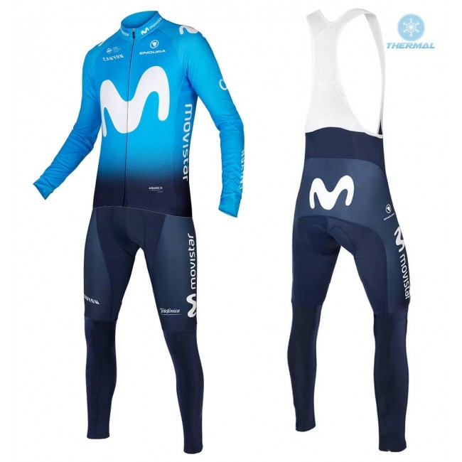 2018 Movistar Profteam blauw winterset Wielerkleding Set Wielershirts lange mouw+fietsbroek lang met zeem u9S4r 2018 Movistar Profteam blauw winterset Wielerkleding Set Wielershirts lange mouw+fietsbroek lang met zeem u9S4r