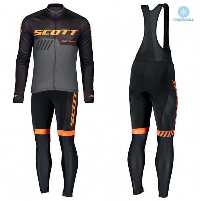 2019 Scott-RC-Profteam zwart-Gris-Orange winterset Wielerkleding Set Wielershirts lange mouw+fietsbroek lang met zeem Qgi4B 2019 Scott-RC-Profteam zwart-Gris-Orange winterset Wielerkleding Set Wielershirts lange mouw+fietsbroek lang met zeem Qgi4B