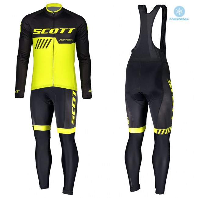 2019 Scott-RC-Profteam zwart-geel winterset Wielerkleding Set Wielershirts lange mouw+fietsbroek lang met zeem U0Kzo 2019 Scott-RC-Profteam zwart-geel winterset Wielerkleding Set Wielershirts lange mouw+fietsbroek lang met zeem U0Kzo