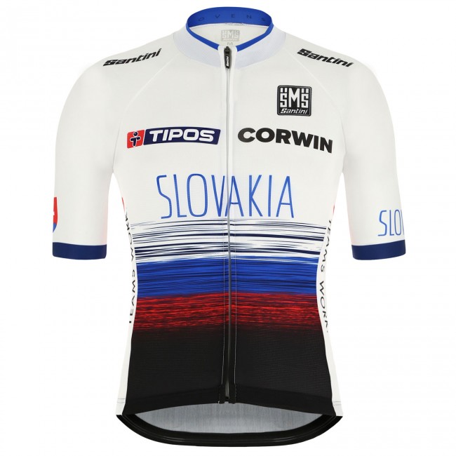 Slovakia National 2019 Fietsshirt korte mouw 19040713 Slovakia National 2019 Fietsshirt korte mouw 19040713