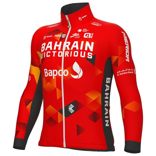 Bahrain Victorious 2022 winterfietsjack - ALE professioneel wielerteam Bahrain Victorious 2022 winterfietsjack - ALE professioneel wielerteam