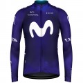 MOVISTAR 2023 wielershirt met lange mouwen professioneel wielerteam MOVISTAR 2023 wielershirt met lange mouwen professioneel wielerteam
