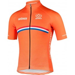NEDERLAND 2022 wielershirt korte mouw (lange rits) nationale wielerploeg NEDERLAND 2022 wielershirt korte mouw (lange rits) nationale wielerploeg