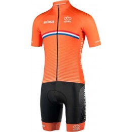 NEDERLAND 2022 set (wielershirt korte mouwen + koersbroek) nationale wielerploeg NEDERLAND 2022 set (wielershirt korte mouwen + koersbroek) nationale wielerploeg