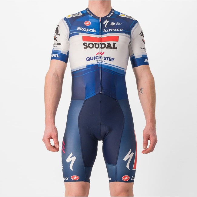 Soudal Quick-Step 2023 SANREMO RC SPEED tijdritpak professionele wielerploeg Soudal Quick-Step 2023 SANREMO RC SPEED tijdritpak professionele wielerploeg