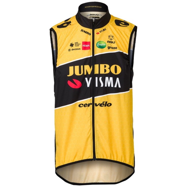 TEAM JUMBO-VISMA 2022 fietsvest professionele wielerploeg TEAM JUMBO-VISMA 2022 fietsvest professionele wielerploeg