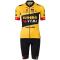 TEAM JUMBO-VISMA 2023 dames wielershirt met korte mouwen professioneel wielerteam TEAM JUMBO-VISMA 2023 dames wielershirt met korte mouwen professioneel wielerteam