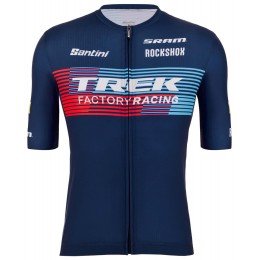 Trek Factory Racing XC 2023 fietsshirt met korte mouwen (lange ritssluiting) professioneel wielerteam