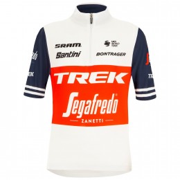 TREK-SEGAFREDO 2022 kinderfietsshirt met korte mouwen professioneel wielerteam TREK-SEGAFREDO 2022 kinderfietsshirt met korte mouwen professioneel wielerteam